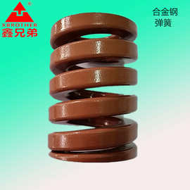 极重荷重茶色弹簧合金钢模具弹簧右旋矩形压缩弹簧TB/SWB