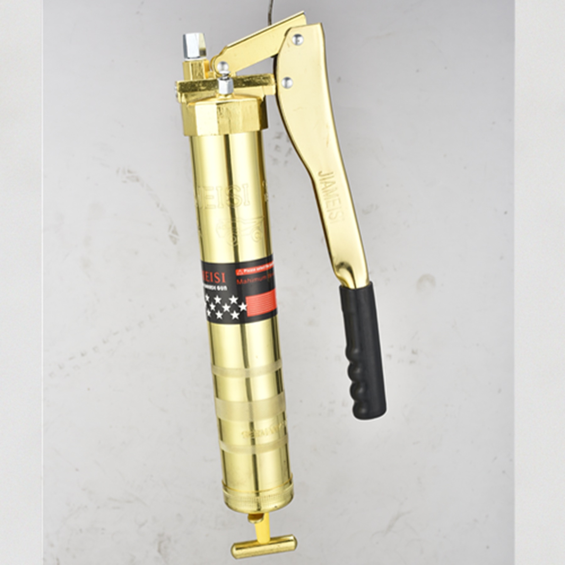 厂家直销高品质钢管高压双杆工程机械专用900cc黄油枪出油流畅