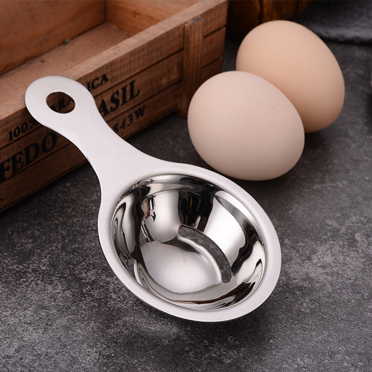 originality kitchen Stainless steel 304 Egg white separator baking Supplies Of egg Customizable LOGO