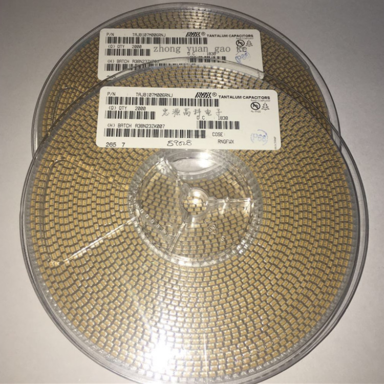 原厂原装 TAJB107M006RNJ 贴片钽电容 100UF 20% 6.3V B型3528
