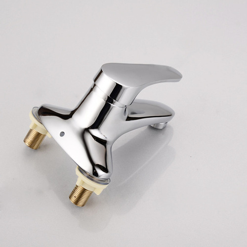 Copper Silo two-joint washbasin faucet hot and cold washbasin countertop basin double-hole faucet