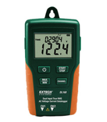 EXTECH美国华仪 DL160 双输入真有效值交流电压/电流记录仪