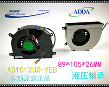 全新ADDA AB1012UX-YEB 10CM12V涡轮PWM大风量笔记本排风散热风扇