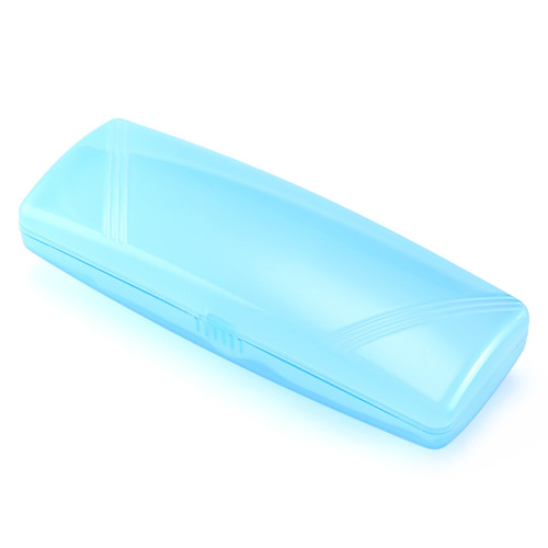 Presbyopic glasses case, multi-color plastic transparent glasses case, lightweight and portable, student myopia glasses case for men and women