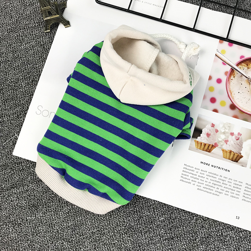 Pet Striped Sweater - Pink Stripe