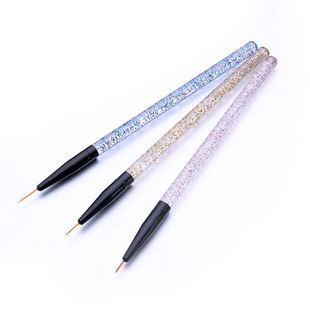 Nail art pen new colorful 3-color glitter Rod nail painting pen drawing pen 3 sets of nail tools wholesale