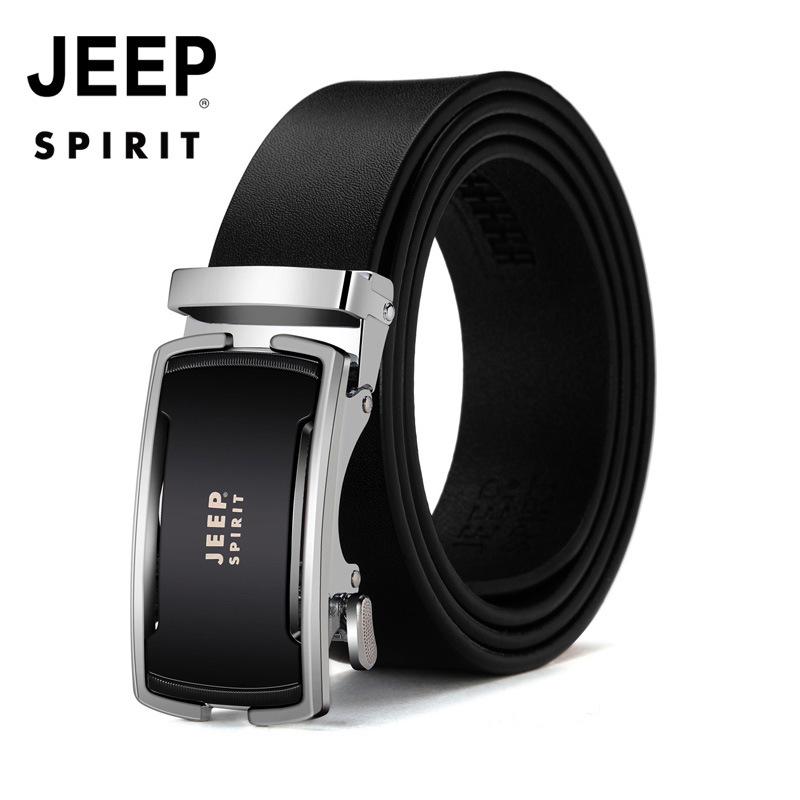 JEEPSPIRIT men's two-layer leather autom...