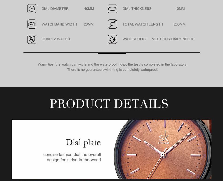 Shengke SK8065 Watch