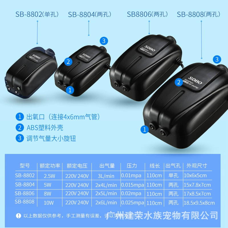 СОБО сосновый сокровище SB-8802/8804/8806/8808 аквариумный кислородный насос, насос, насос кислородный