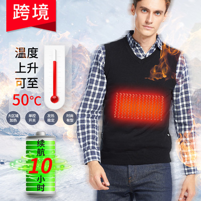 Snow Wolf Autumn and winter Recreational fishing heating Vest intelligence Down vest work clothes motion customized Fever clothes