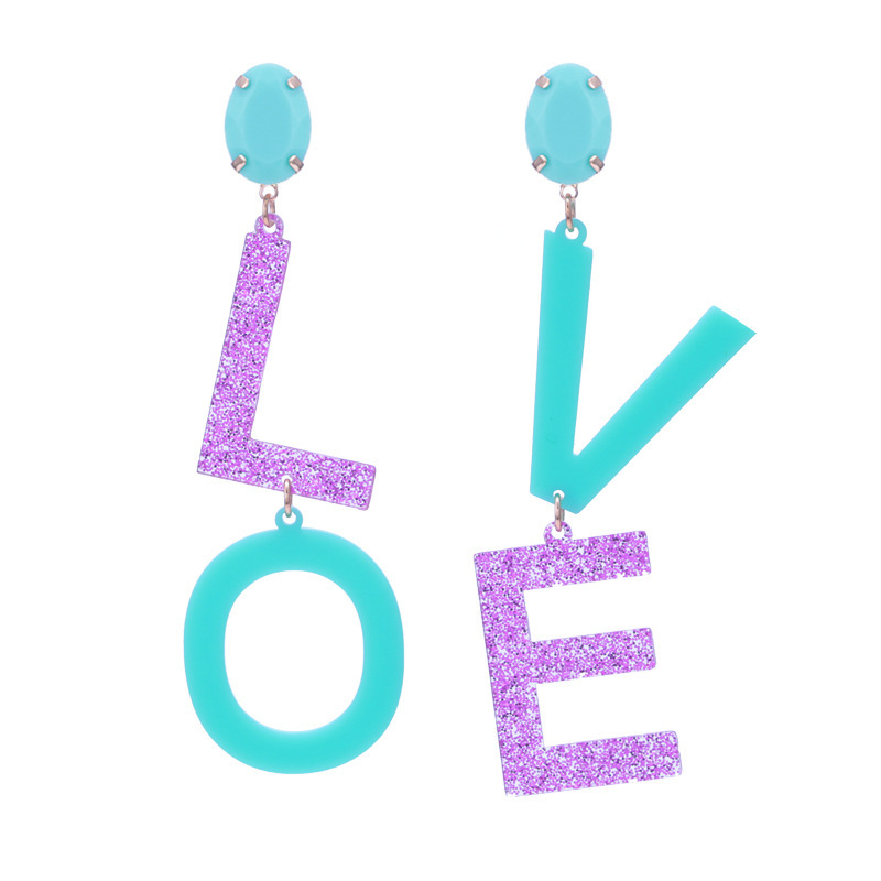 acrylic fashionable earrings