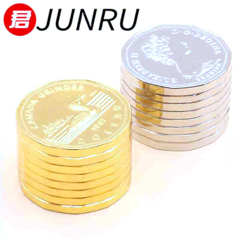 Factory spot new metal cigarette grinder three-layer metal explosions dollar cigarette grinder manual tobacco grinder