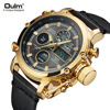 Electronic fashionable quartz swiss watch, genuine leather, wholesale, European style