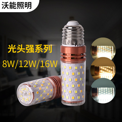 工厂直销 光头强LED蜡烛灯 高亮恒流无频闪三色调光LED蜡烛灯泡|ru