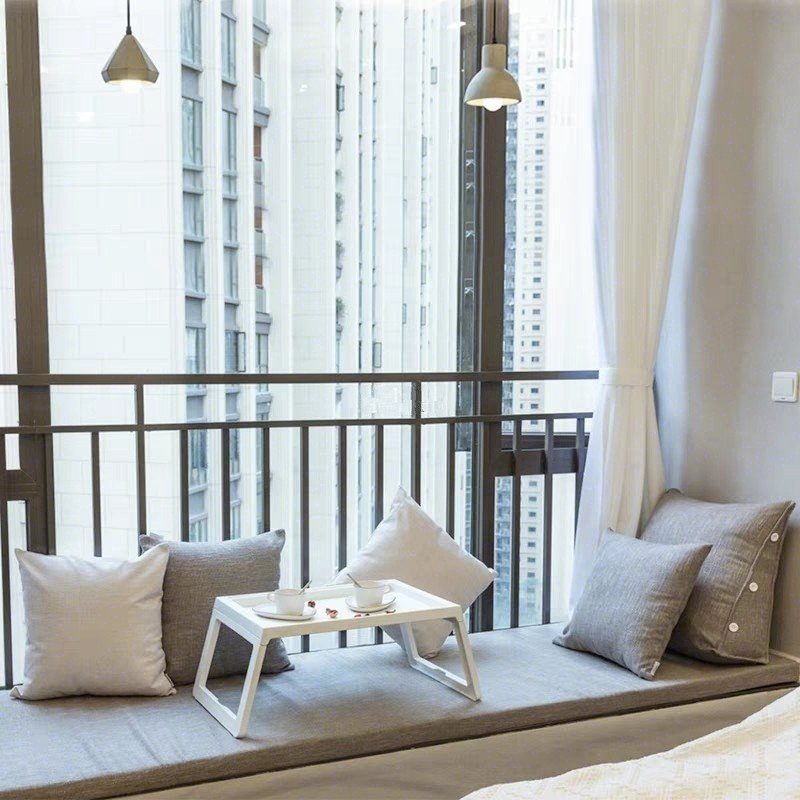 飘窗垫窗台垫ins榻榻米落地窗装饰定做阳台海绵垫子卧室四季通用
