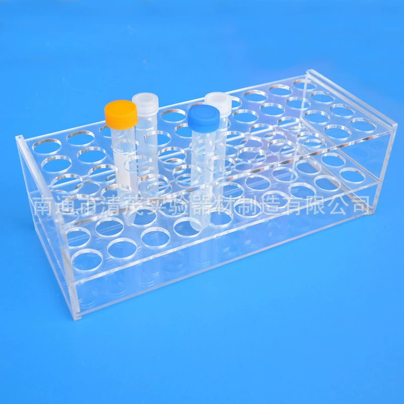 Стойка для центрифужных Пробирок диаметром 40 отверстий 17/19/21 мм Стойка для центрифужных пробирок из плексигласа Стойка для акриловых пробирок