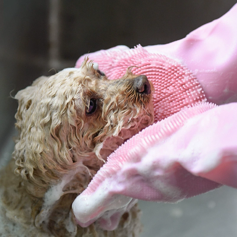 Мужские домашние животные массажные перчатки для купания