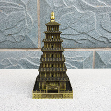 大雁塔建築模型擺件景區工藝品西安旅游創意紀念品仿古家居裝飾品