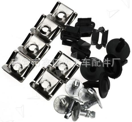 Para Audi A4 A6 Volkswagen Passat 20 unids motor inferior guardia placa tornillo hebilla traje B5