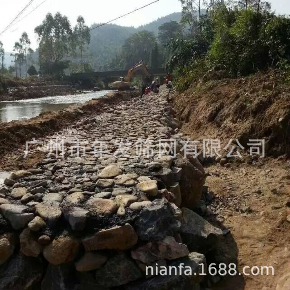 广州工厂现货批发高锌石笼网  高强度铁丝笼  河滩边坡防护网