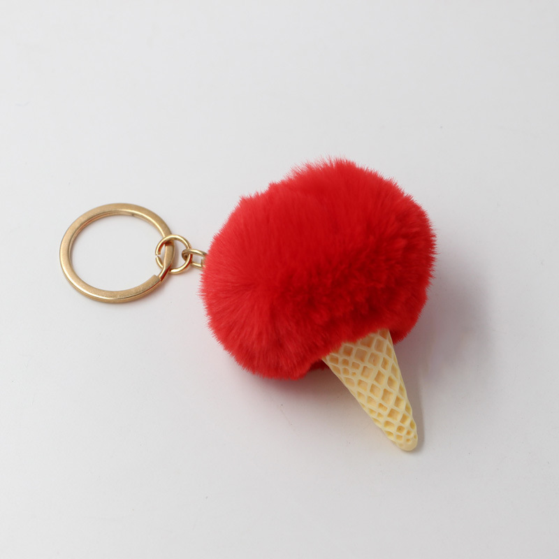 13g Weight Bag Charms Bag Accessories Type 1 Piece Quantity Daily Occasion Resin, Polyester Material Ice Cream Pattern Elegant, Cute Style 1 Piece Resin Polyester Ice Cream Bag Charms 4