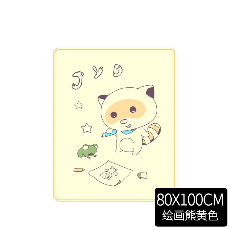 80X100CM 페인팅 베어 옐로우