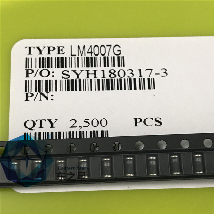 贴片1N4007 1206 二极管 LM4007G SOD-80 LL34玻璃管 供应LED货料