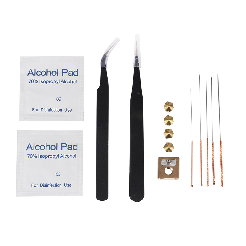 Dobit 3D打印机配件Ultimaker3 UM3黄铜加热块喷嘴清理套件 M6*1