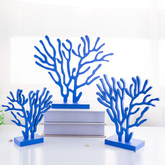 Mediterranean style wooden coral tree ornaments, large, medium and small, new house decorations, home wedding gifts