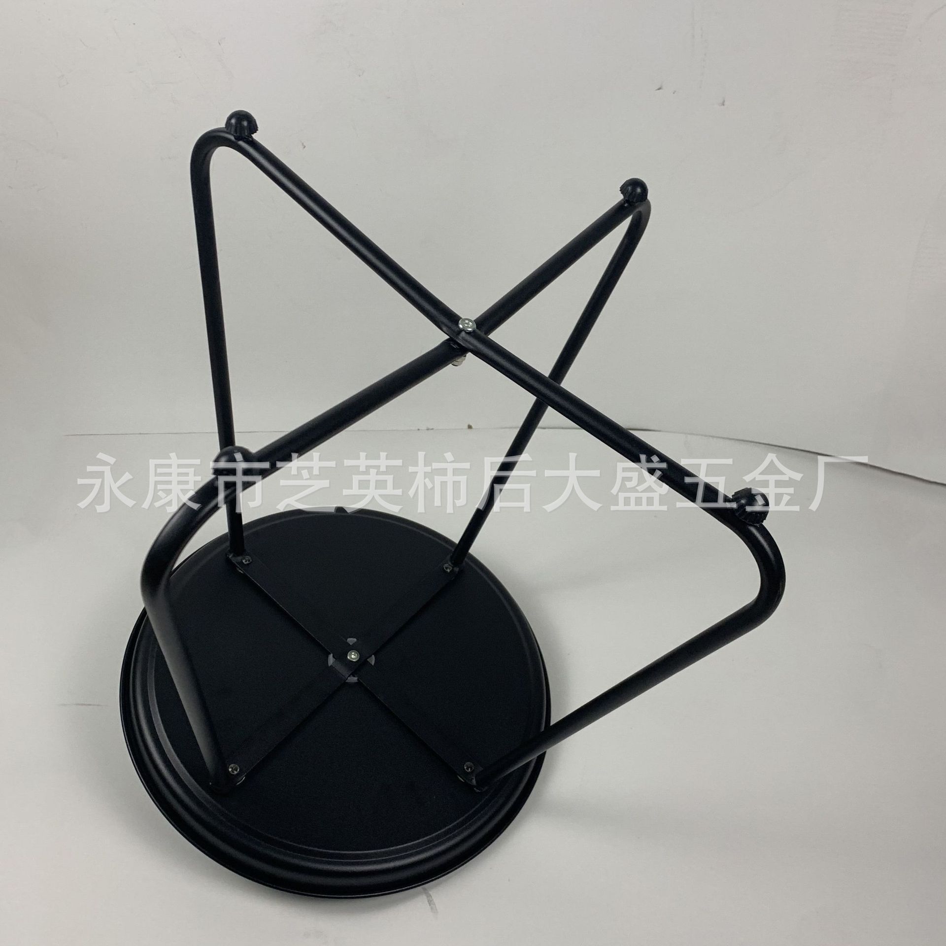 Café de estilo industrial pequeña mesa redonda moderna ocio hierro salón bar Mesa Redonda al por mayor