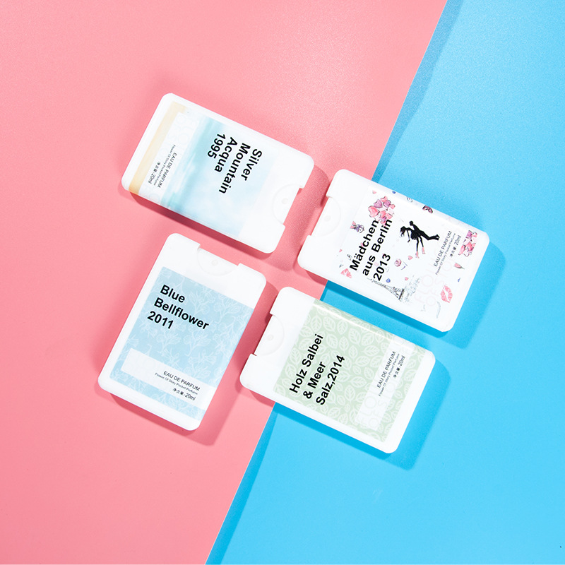 花之物语口袋卡片随身香水男女士学生少女清新香氛一件代发|ms