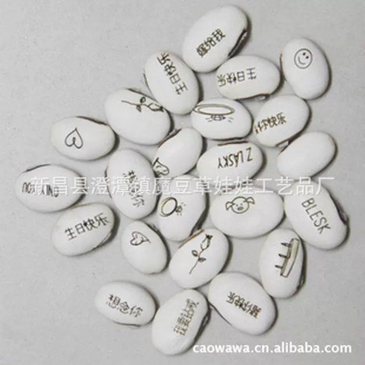 Семена для выращивания и посадки, с надписями любви, благословений и дружбы, белые бобы, красные бобы, бобы счастливия, длинношерстные волшебные бобы, растения в горшках и культурные игрушки.