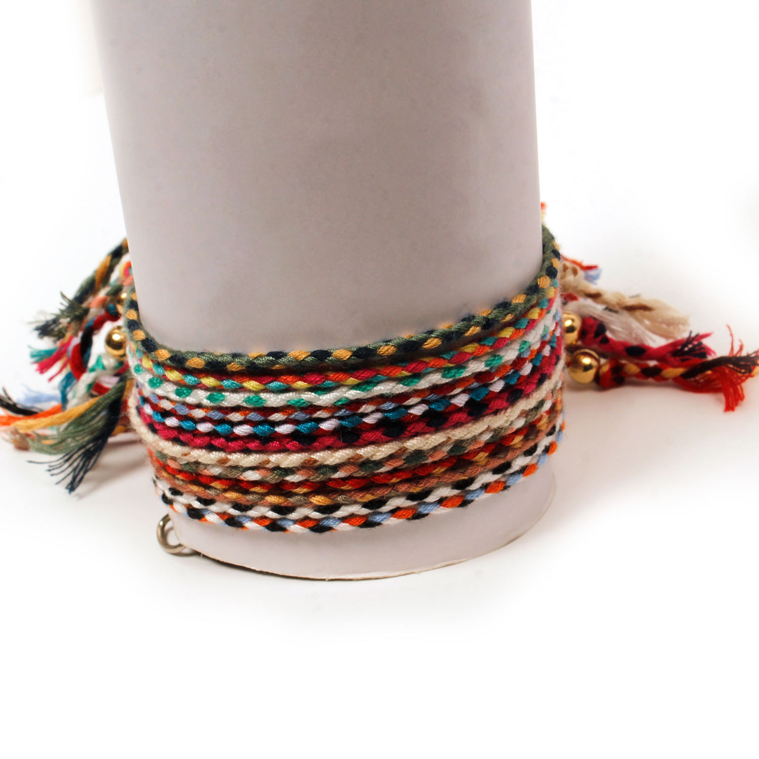 Casual Color Block Cord Beaded Bracelets display picture 2