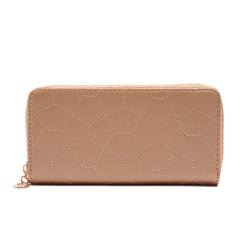 121g Weight Polyester Lining Material Zipper Closure Type Business Occasion Pu Leather Material Solid Color Pattern Women'S Gender Square Shape Rose Red, Red, Gold, Silver, Black Color Nihaojewelry Wholesale Accessories New Fashion Sewing Thread Geometric Pattern Clutch 24