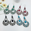 Retro ethnic classic earrings, boho style