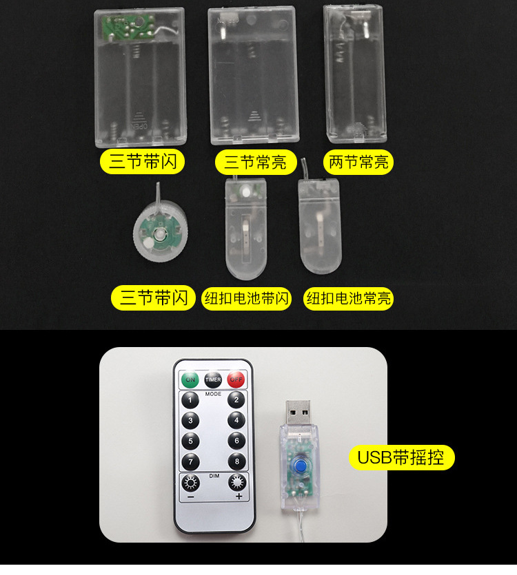 LED圆球灯串户外防水露营氛围灯营地装饰灯串圣诞装饰彩灯串批发详情16