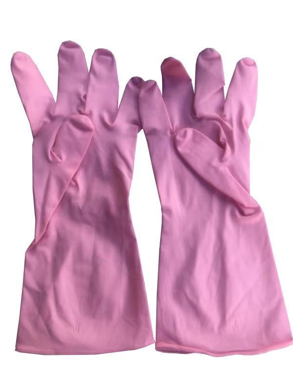 威宝粉色薄款耐油防化工业手套耐油耐酸耐碱手套