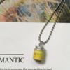 Pinkypig spring and summer soil cool childlike and cute simulation Korean fruit juice beverage bottle Bouyi couple necklace girlfriends