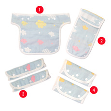 腰凳婴儿口水巾围嘴婴儿背带婴儿多功能四季通用宝宝吃饭围兜护套