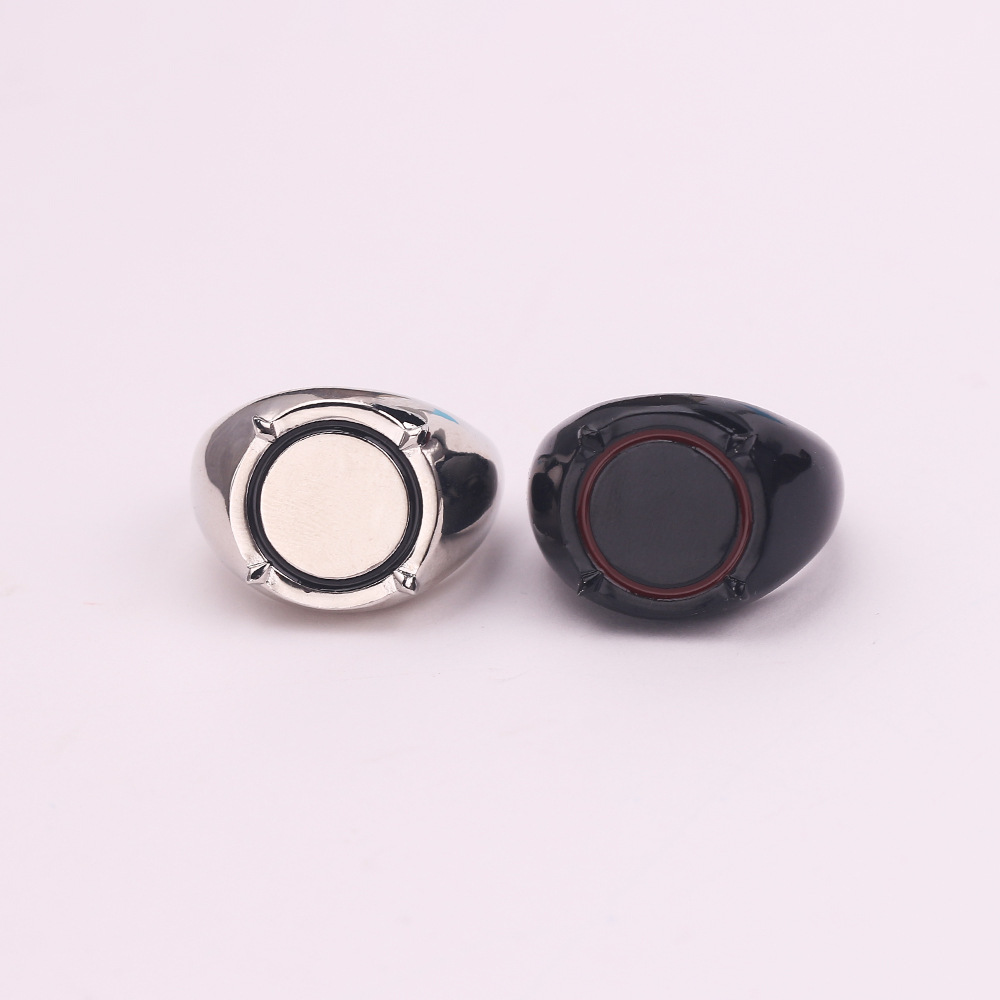 Nior Black Ladybug Cat Ring