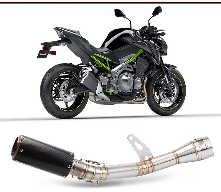 Motorcycle sports car Kawasaki Z900 Scorpio front exhaust Z900 front stainless steel Z900 front exhaust set