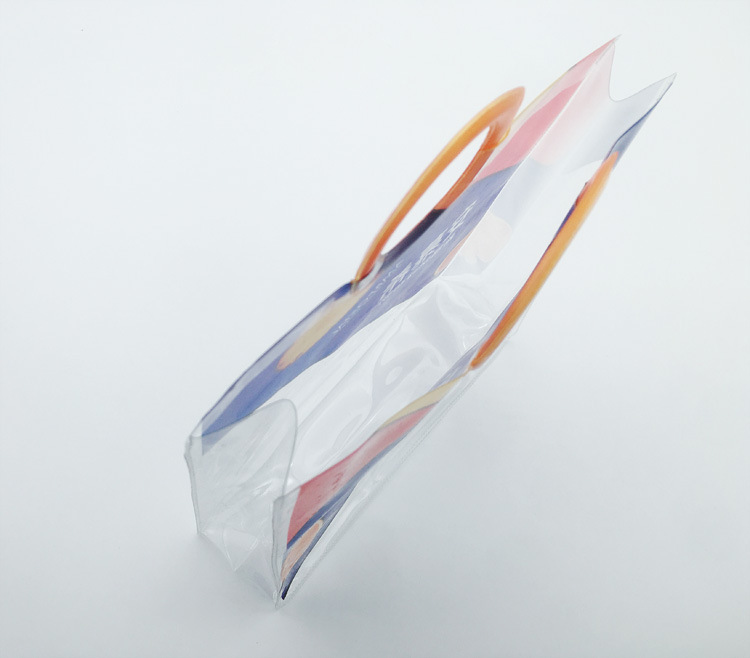 PVC透明手提袋 PVC水晶手拎胶袋 PVC广告促销塑料袋定