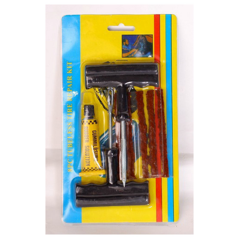 Kit reparación neumáticos coche moto bicicleta herramientas tubeless