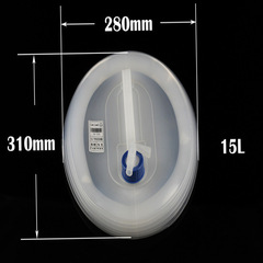 Car foldable bucket Car transparent water bag Outdoor environmentally friendly bucket Car universal 3L 5L 8L 10L 15L