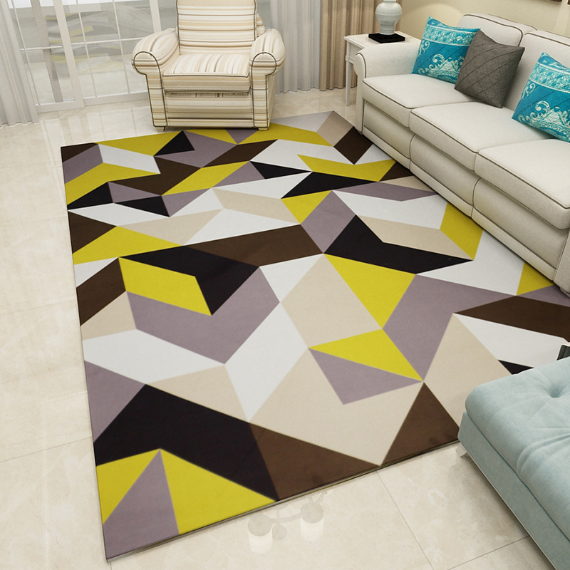 Carpet for living room for bedroom, children's sofa, simple and elegant design, 3D 2
