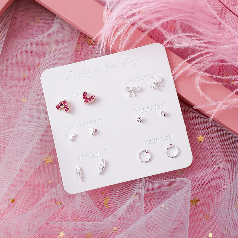 Korean Popular Fashion  Earrings Set display picture 10