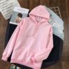 Winter hoody, solid sweatshirt, 2021 collection, plus size, Korean style