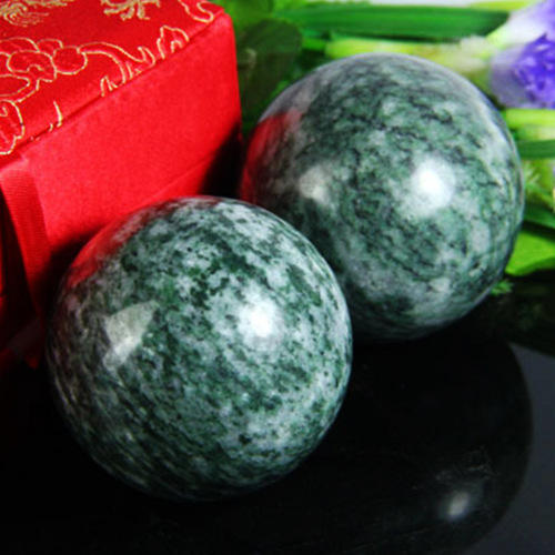 Lushan Jade Fitness Ball Lushan Green Jade Handball Jade Gift Wholesale Street Stall Supply