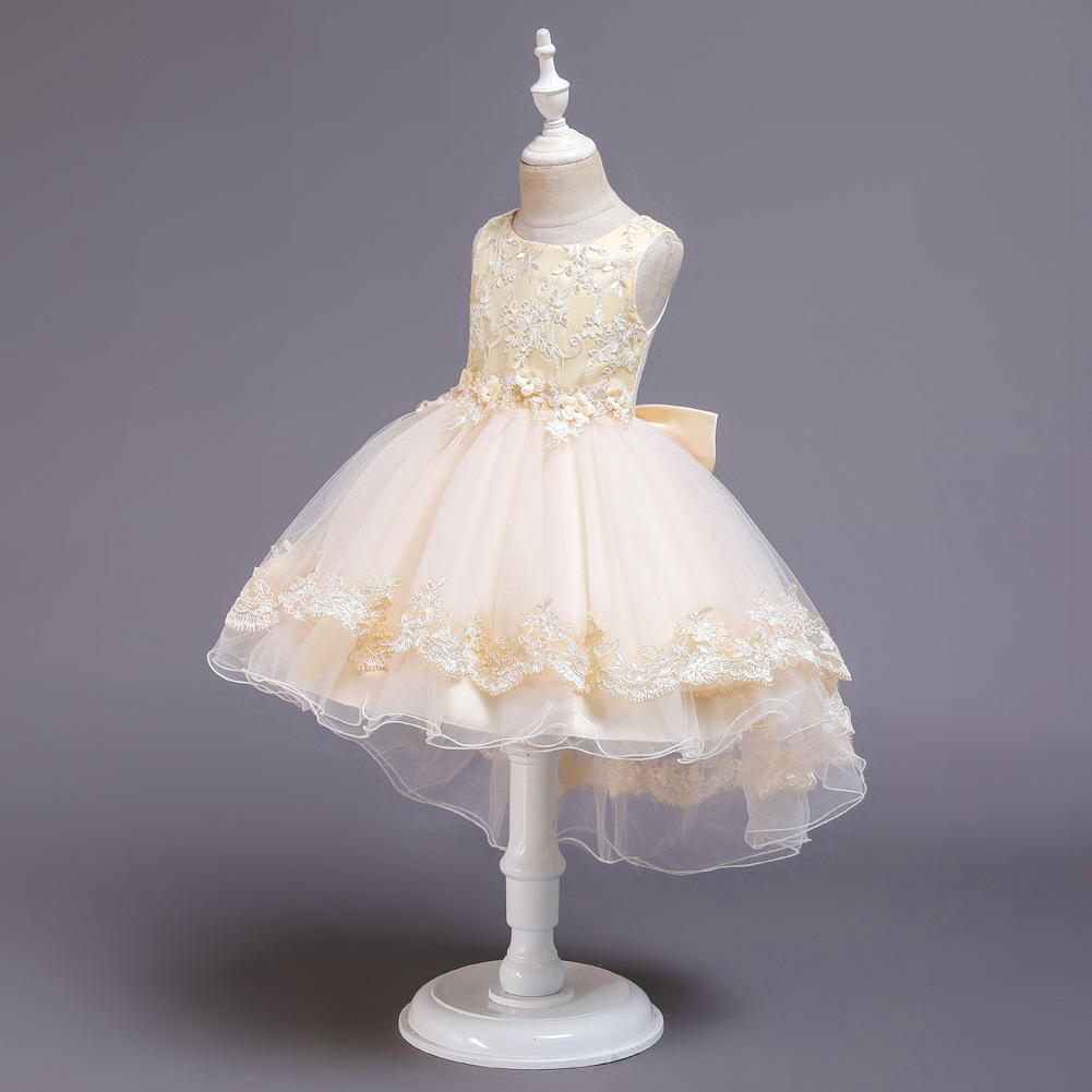 Children's Dresses, Girls' Tails, Catwalk, Little Host, Costumes, Flower Girl Wedding Dresses display picture 3