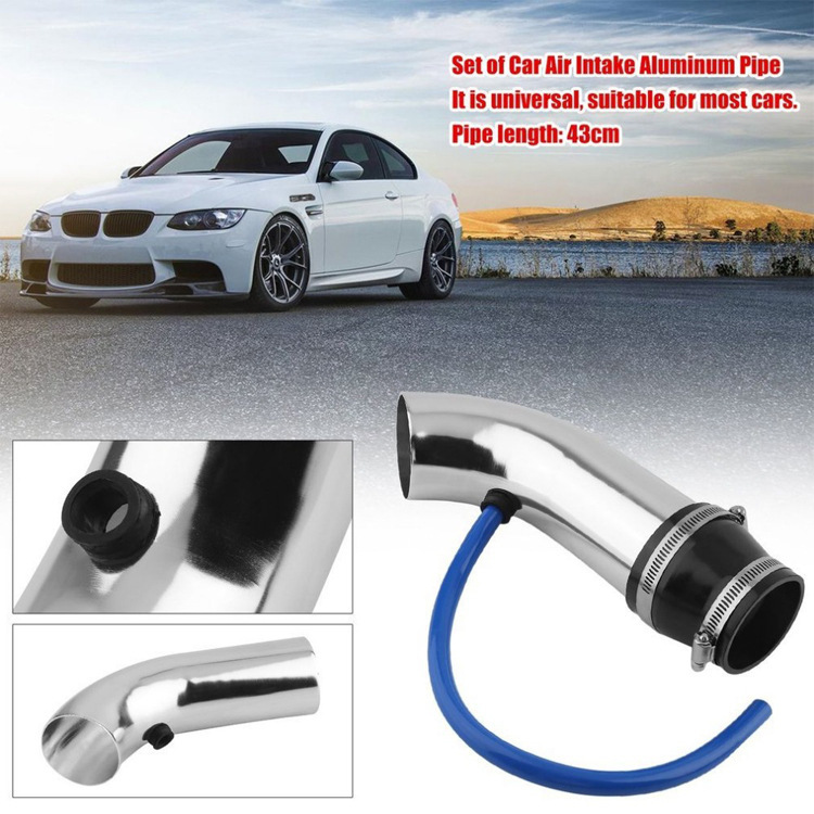 汽车改装铝合金进气管/通用改装进气铝管/进气导流管/进气弯管